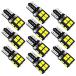 AUXITO T10 LED белый 6000k. свет 10 шт LED T10 соответствующий требованиям техосмотра 2835LED chip 14 полосный 