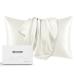 Deconovo двусторонний шелк подушка покрытие ... покрытие pillow кейс 43cmx63cm слоновая кость 