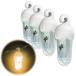 DOKEEP 4�Z�b�g ���~�j LED���C�g ���y�� 11g USB�[�d�� EDC ���P�x �~�j ����