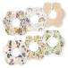 Comfort U слюнявчик baby bib нагрудник 6 шт. комплект 4 слой структура 2 -слойный марля хлопок .