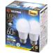 E26ۥꥹ LEDŵ 60W  ľ26mm ۸ 2ĥѥå ̩Ĵб LDA7N-G-6T62P