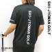  Golf одежда мужской футболка короткий рукав Golf с высоким воротником kanoko олень . Logo задний принт спорт одежда SHI-JYOMAN GOLF M L XL[SJG23-00][TM20]