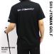  Golf одежда мужской футболка короткий рукав Golf с высоким воротником контакт охлаждающий kanoko олень . Logo задний принт спорт одежда SHI-JYOMAN GOLF M L XL[SJG23-07][TM20]