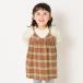 [ ребенок одежда ]moujonjon( Moujonjon ) tartan проверка Cami Layered способ One-piece 80cm~140cm M62301