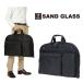 [SAND GLASS] 3g05 2WAY сумка для одежды портфель сумка в наличии костюм место хранения compact перевозка легкий в использовании удобный унисекс подарок подарок черный 