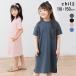  большой Silhouette длинный One-piece Kids девочка короткий рукав одноцветный ребенок одежда детская одежда небо . разрез простой Basic chil2 летняя одежда 110 120 130 140 150cm