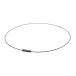 fai ton (phiten) necklace RAKUWA neck wire Air black / black 50cm