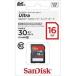 SANDISK Ultra SDHC UHS-I CLASS10 16GB (SDSDUG-016G-J35)