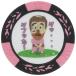  Golf маркер (габарит) Hokushin .. розовый диаметр примерно 40mm