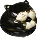  круг мир торговля nordic декоративный элемент курильница вздремнуть кошка 8×6.5×7cm 4008886-01