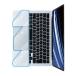 MacBook Air Elecom 13.6 дюймовый M2 chip установка модель 2022 для царапина предотвращение грузовик накладка защитная плёнка подставка palm rest защитная плёнка прозрачный 