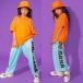  Kids танцевальный костюм Корея hip-hop девочка stage костюм танцевальный костюм ребенок одежда HIPHOP отвечающий .. Jazz Dance Cheery da- костюм тренировка надеты комплект группа одежда .. серия 