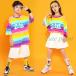  Корея ребенок одежда HIPHOP hip-hop stage костюм Kids танцевальный костюм jazz отвечающий .. Jazz Dance тренировка надеты спортивная форма Dance одежда группа одежда девочка мужчина футболка комплект 
