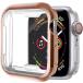 1 Pack Aladrs Screen Protector Case for Apple Watch 40mm, Full Protective HD Ultra-Thin Cover Compatible with iWatch Series 4 Series 5 Series ¹͢