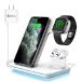 WAITIEE Wireless Charger 3 in 1,15W Fast Charging Station for Apple iWatch 7/6/5/4/3/2/1,for AirPods Pro,for iPhone 14/13/12/Pro Max/11 Series¹͢