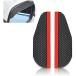 UGSHY 2 PCS Car Rearview Mirror Rain Eyebrow, Carbon Fiber Rubber Rain Shield, Waterproof Dirt-resistant Clear Vision Protector, Universal Rea¹͢