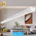 LED лампа дневного света прибор в одном корпусе лампа дневного света 120cm 10000LM 40W форма крепление непосредственно к потолку потребляемая энергия 50W длина 120cm ширина 8cm LED беж скользящий LED осветительное оборудование прибор цельный обратный Fuji type днем свет цвет лампа цвет днем белый цвет 
