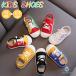  Kids спортивные туфли 13-17.5cm резина шнур спорт обувь девочка мужчина спортивная обувь ребенок обувь для мужчин и женщин симпатичный casual ребенок младенец парусина материалы предотвращение скольжения 