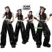  Kids танцевальный костюм девушки stage Jazz hip-hop презентация Event модный девочка ученики начальной и средней школы костюм комплект кожа темно синий тест Корея серия 