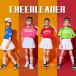  танцевальный костюм Kids девушки Jazz Dance Корея юбка белый розовый зеленый голубой Cheer девушка Cheer выставить .... stage костюм 