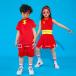  Корея ребенок одежда Kids танцевальный костюм HIPHOP hip-hop лето отвечающий .. stage костюм Cheer девушка презентация девочка мужчина верх и низ в комплекте футболка брюки 