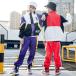  жакет шаровары выставить девочка Jazz Dance Kids танцевальный костюм hip-hop HIPHOP ребенок s жакет stage костюм 
