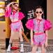  Kids танцевальный костюм Jazz Dance Cheer Cheer девушка украшен блестками Kirakira s шорты дешевый .... Корея отвечающий .. выставить 