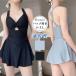  купальный костюм женский без рукавов One-piece одноцветный надеты .. скорость .. накладка имеется симпатичный бассейн горячие источники девочка взрослый подарок body type покрытие удобный море лето 