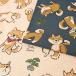 Doodle Animal Shiba Japan хлопок лен парусина 50cm единица измерения | порез продажа продается куском ткань ткань ткань симпатичный собака ..