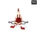  вышивка .... сумма RICO Deco hanger santa claus 11cm из дерева солнечный ta