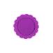  embroidery .... amount RICO Felt frame purple round 10cm