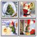  бриллиант искусство елка Santa Claus снег ... кошка начинающий бриллиант картина бриллиант искусство вышивка комплект бисер вышивка бесплатная доставка 