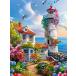  бриллиант искусство комплект 4 угол бисер цветок .. лампа шт. Lighthouse бриллиант искусство AB бисер квадратное бриллиант картина бисер Aurora бисер 