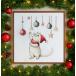  Cross стежок комплект Рождество кошка Christmas kitty орнамент 14ct начинающий Sakura шифон оригинал вышивка комплект комплект бесплатная доставка 