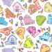 Loralie Designs ������饤 �ϥꥹ �ʥ���饤 �ϥꥹ�˥ǥ����� Barn Storm Repeat��White�ˡ�30cm�ʾ�10cmñ�̡�