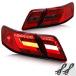 VLAND LED Red  Smoked Tail Lights Compatible for [Toyota Camry Sedan 2006-2011] Rear Lamps,(NOT for Hybrid  Camry LE) ¹͢