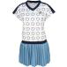  filler FILA One-piece женский wi мужской женщина взрослый короткий рукав юбка юбка одежда Logo lizmikaru плиссировать часть деятельность Club Circle school команда 