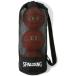  Spalding SPALDING Trio мяч кейс черный 3 лампочка inserting долговечность сетка 49-006BK баскетбол кейс 7 номер лампочка мяч сумка перевозка баскетбол автобус 