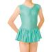  Sasaki SASAKI Junior для юбка имеется Leotard French рукав юбка в сборку костюм тренировка тренировка .. Club часть . Kids девушки девочка женщина 