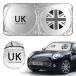 Cospys �T���V�F�[�h �� �t�����g ������ MINI �J�[�V�F�[�h �܂肽���� �ԗp �ėp ���O���΍� �~�j�N�[�p�[