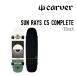 CARVER SKATEBOARD CarVer скейтборд SUN RAYS C5 COMPLETE Complete Surf skate 