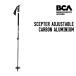 BCA Be si-e-SCEPTER ADJUSTABLE CARBON ALUMINIUM Scepter регулируемый карбоновый aluminium paul (pole) stock C2005006010