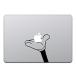 �J�C���h�X�g�A MacBook Air / Pro �}�b�N�u�b�N �X�e�b�J�[ �V�[�� �e���r CM �~�b�L�[ �n���h Mickey M498