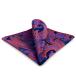SHLAX&amp;WING синий красный шелк pocket square мужской peiz Lee узор ткань 