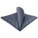 SHLAX&amp;WING.. мужской шелк pocket square .. серый синий надлежащий использование подарок 