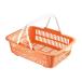 ( иметь ) Asahi .. корзина держать рука есть 44.5×30× высота 13.5cm бледный orange солнечный tail. .. . корзина 