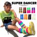  красочный гетры танцевальный костюм мелкие вещи Kids hip-hop мода мульти- окантовка neon цвет розовый фиолетовый orange синий белый чёрный K-POP Корея 