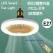 LED свет LED потолочный вентилятор с вентилятором маленький размер машина style свет LED лампа ....E27 30W лампа цвет днем белый цвет туалет .. место циркулятор 