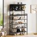 �p���`���O�{�[�h�t�� 6�i �V���[�Y���b�N �C�I �C�� ���ʔ� shoe rack ��e�� �t�b�N�t�� �ؐ��V�t�� �X���b�p���b�N ���@�\ �� �X�q ���[ �֘A�摜4