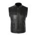  spring summer autumn winter original leather the best men's leather the best cow leather gilet the best the best front opening choki for motorcycle the best commuting casual formal 